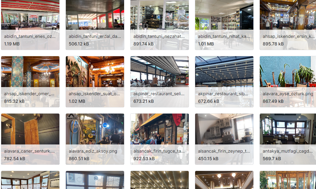 谷歌地图餐厅点评数据集