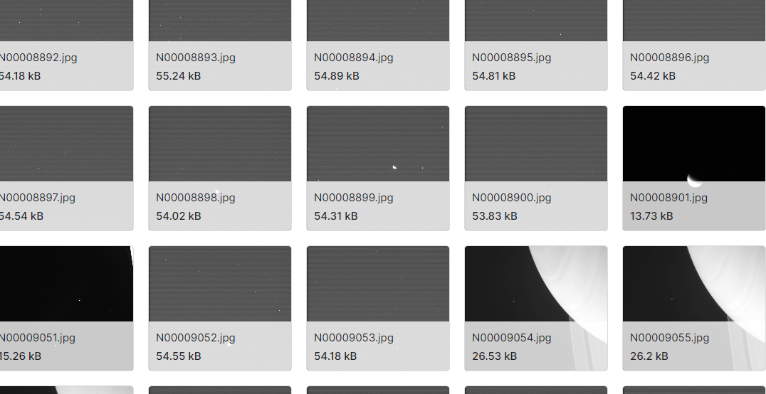 光探测运动图像数据集