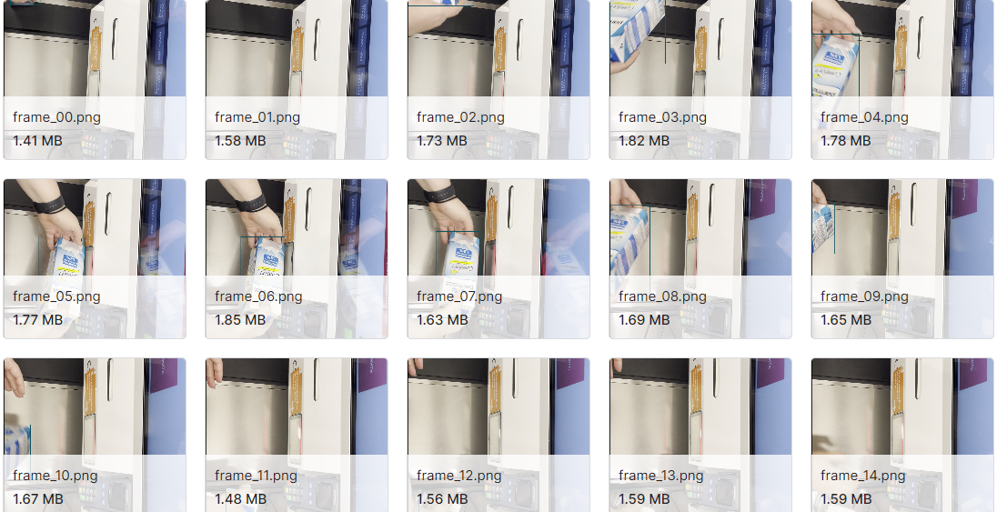 零售产品结账-目标跟踪数据集