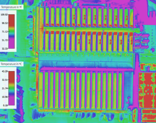 1MW光伏系统的热成像检测数据集