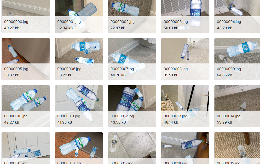 一种用于图像识别的合成瓶数据集