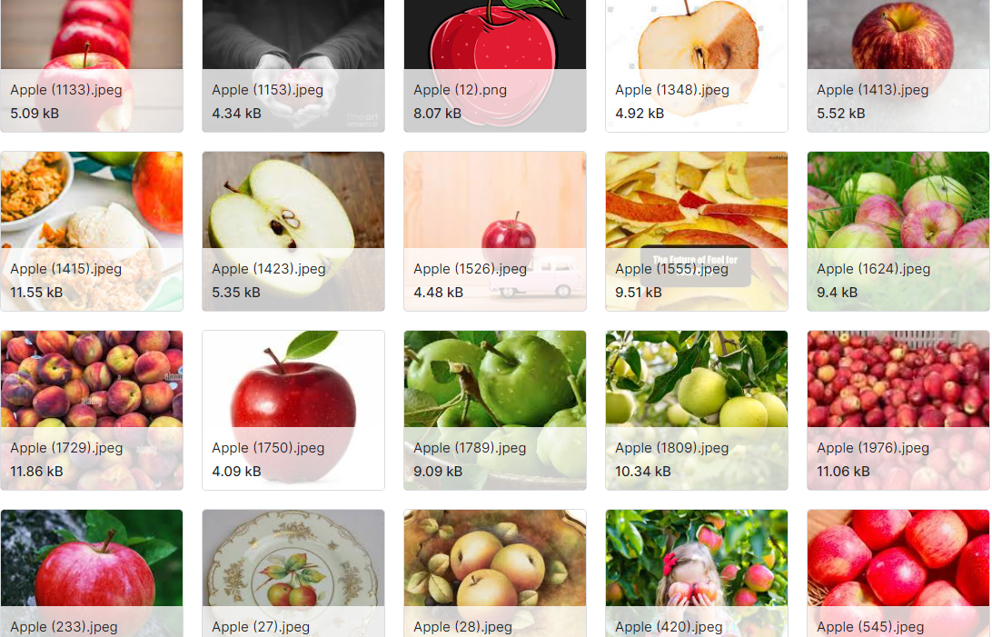 计算机视觉中的丰富的甜美果实图片数据集