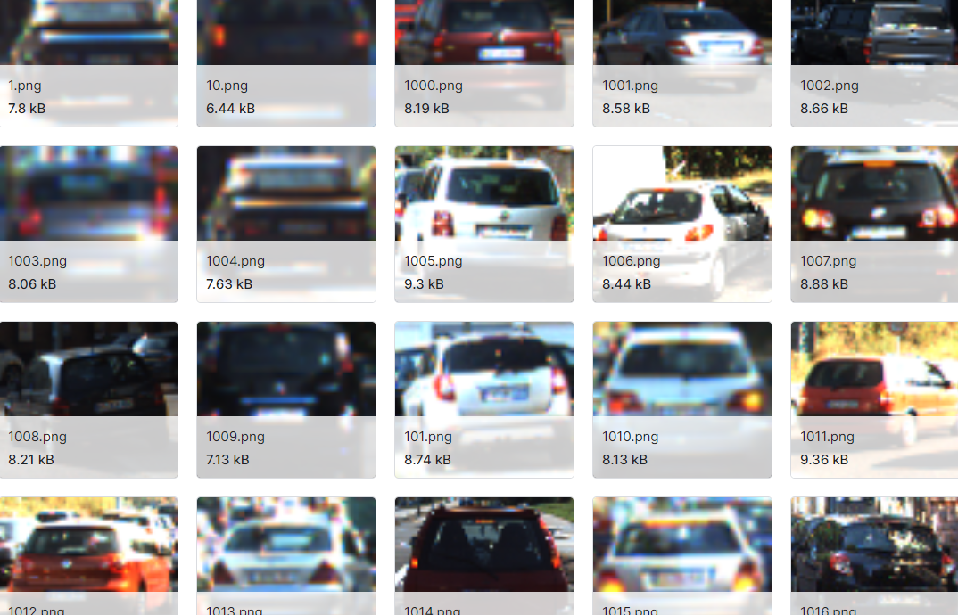 车辆检测图像数据集