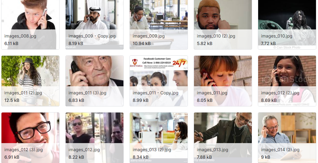 人体动作检测图片数据集