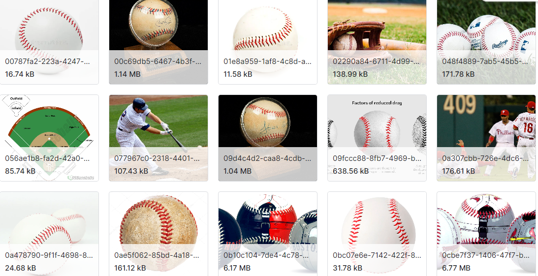 体育球图像数据集