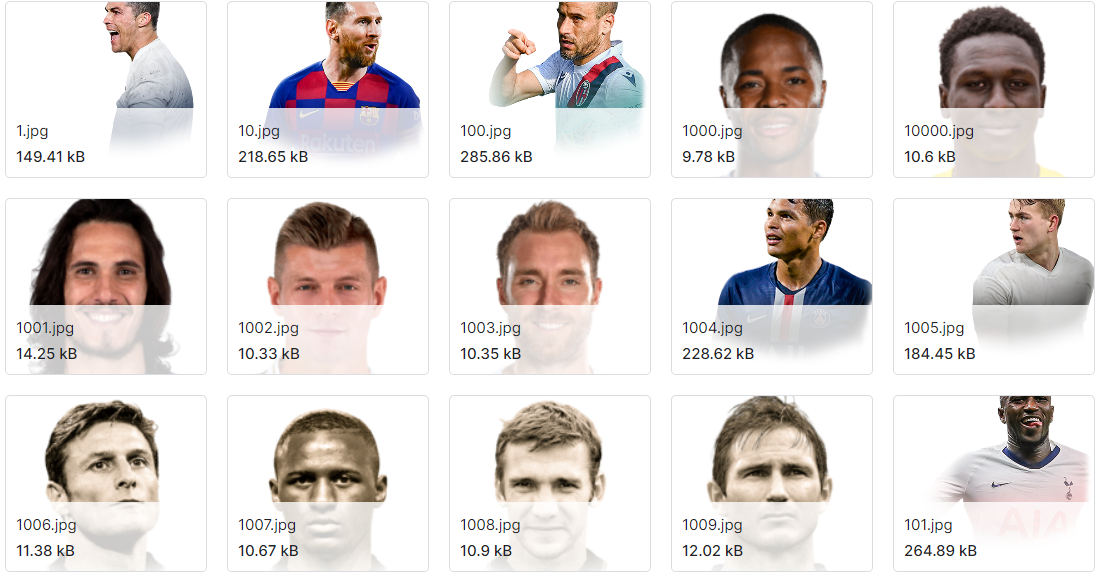 国际足联最新球员数据集
