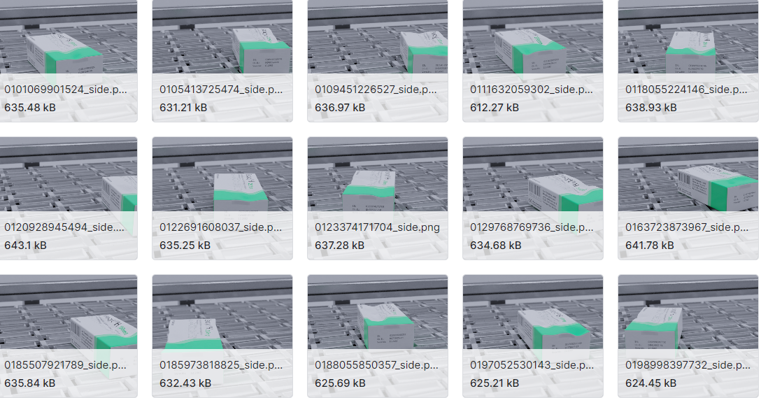 包装的工业质量控制图片数据集