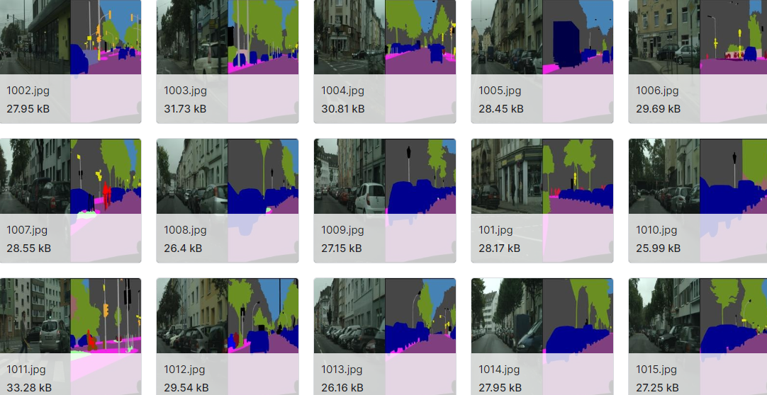 城市景观图片数据集