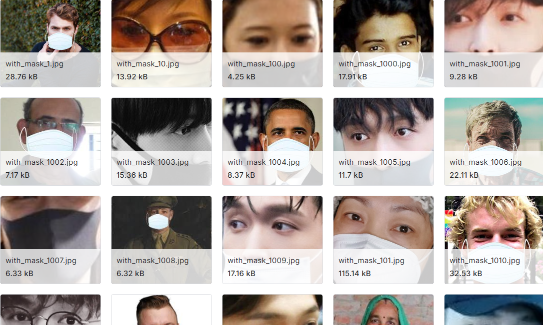 含有7553张图像的面罩检测数据集