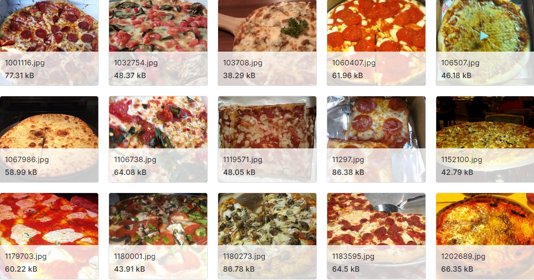 披萨图像分类数据集