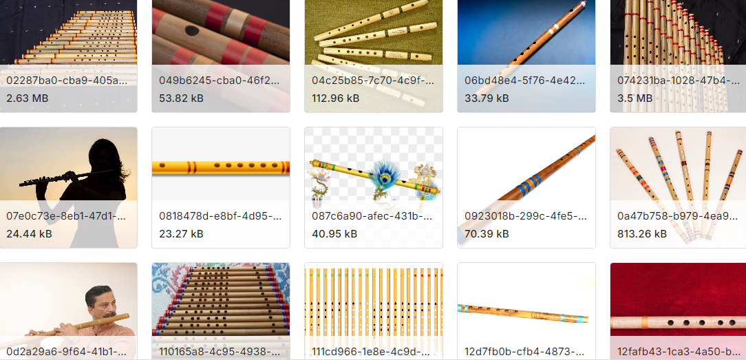 10种印度古典乐器图片数据集