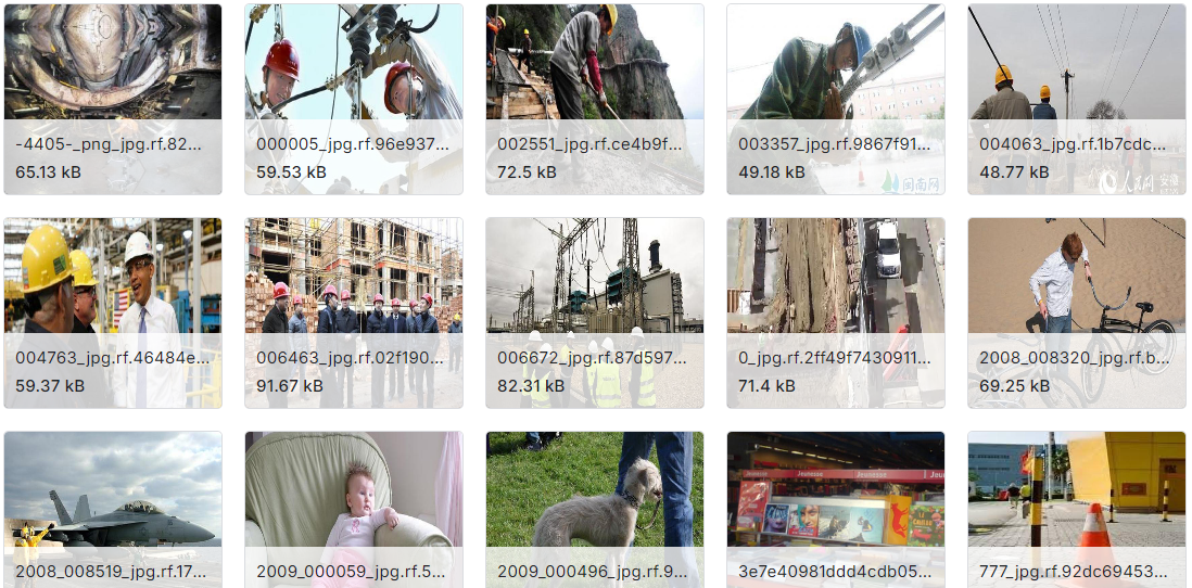 施工现场安全图像数据集