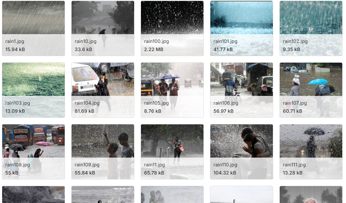 多类天气图片数据集