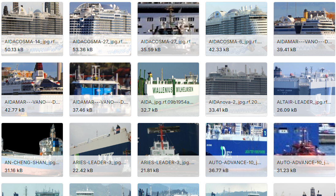 船舶图像分类数据集