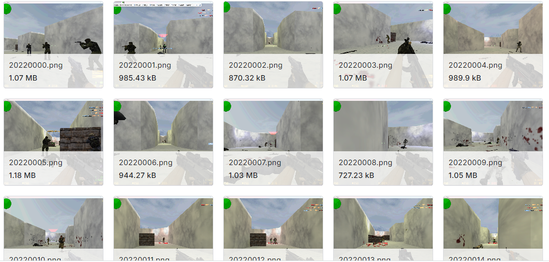 反恐精英中用于对象检测的图像数据集