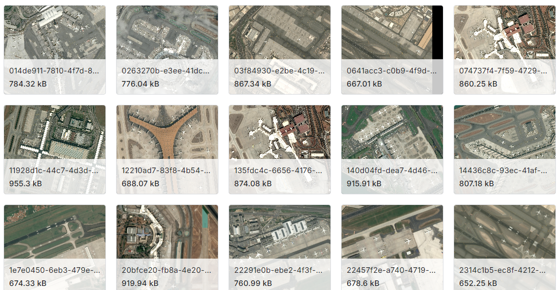 高分辨率卫星影像样本飞机探测数据集
