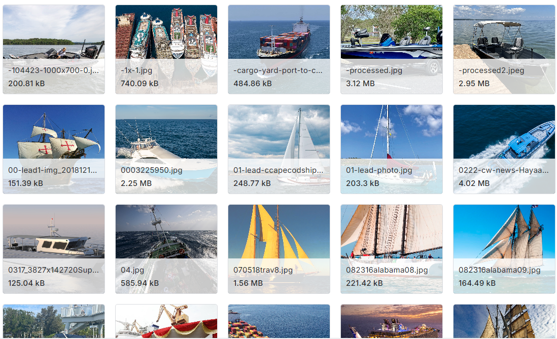 高清船舶图像数据集