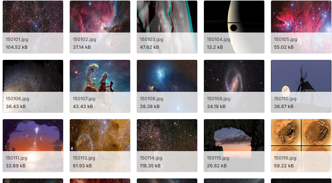 NASA天文图像日志数据集