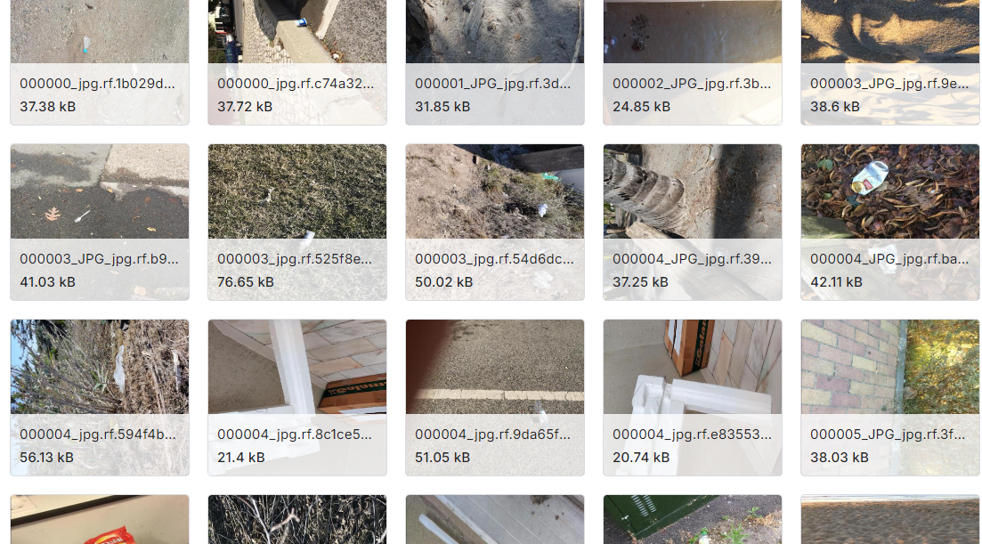 包含不同背景和环境中的各种类型垃圾的高分辨率图像数据集