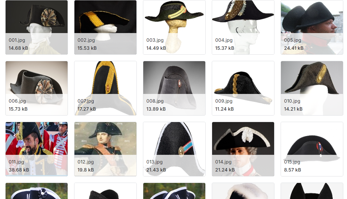 20 类帽子-图像分类数据集