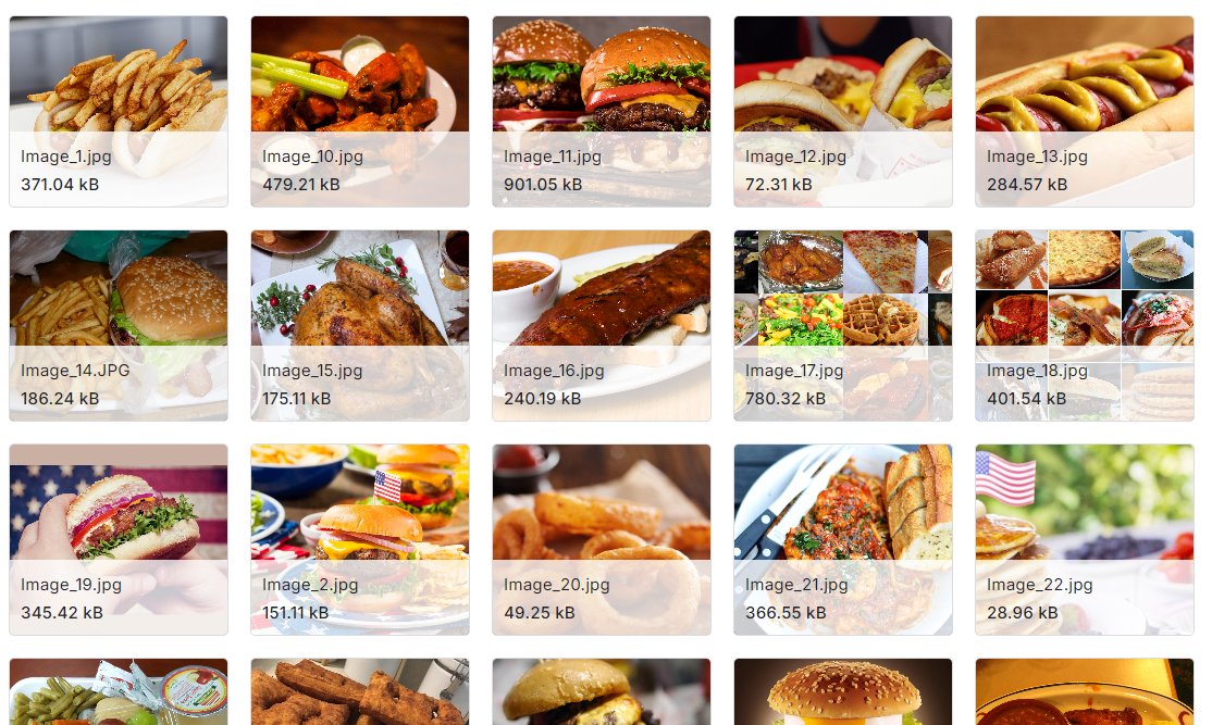 来自10种不同菜系的食物图像数据集