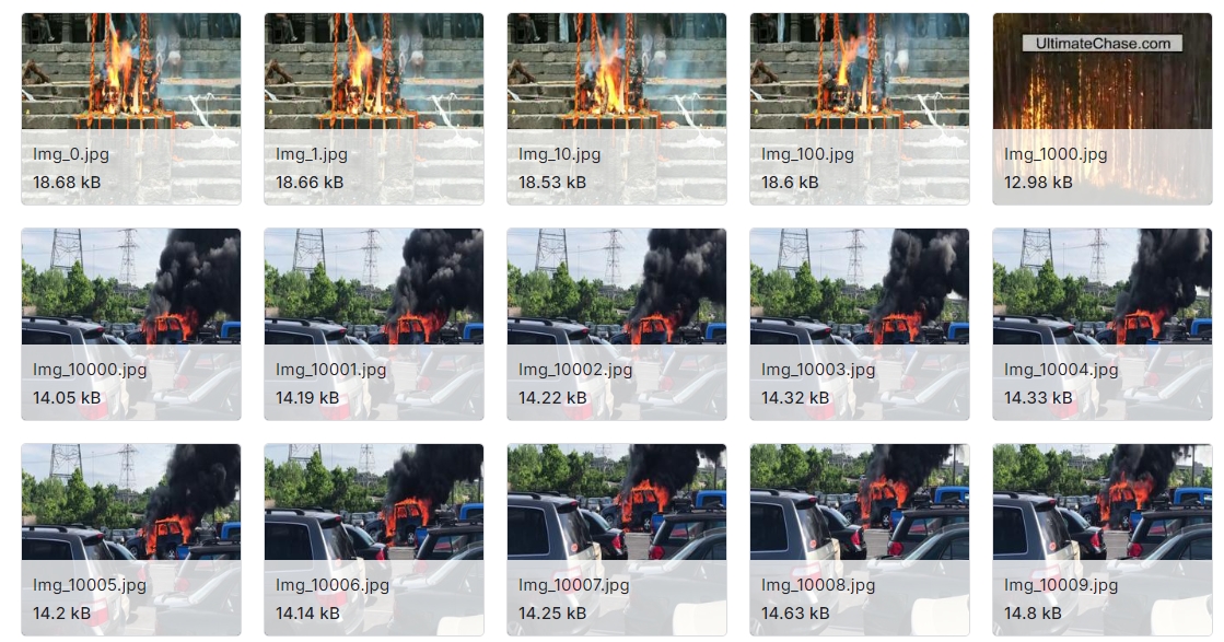 火灾分割图像数据集