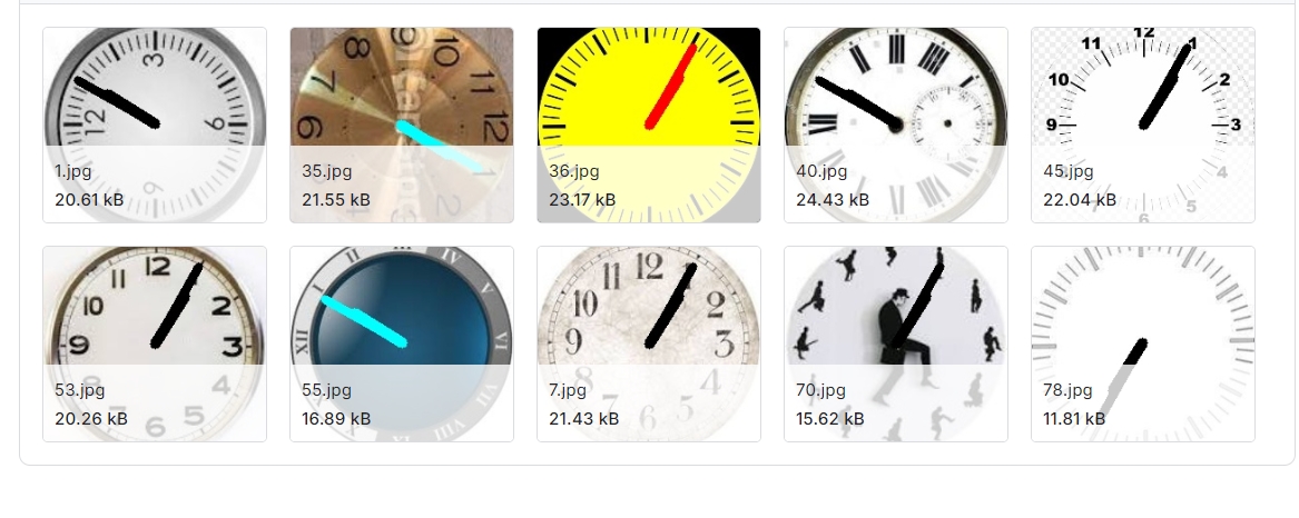 时间-图像数据集-分类