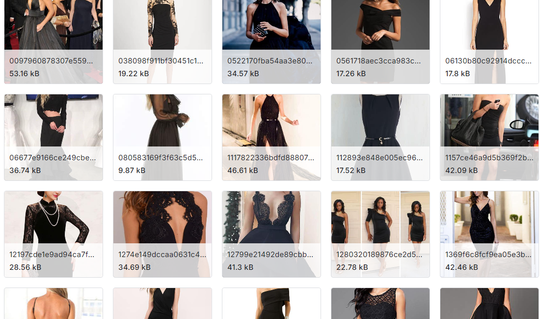 11385张服装图像数据集