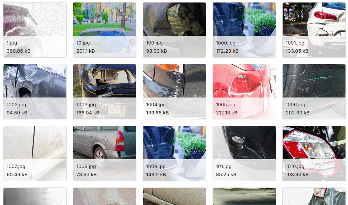 汽车损坏分类图像数据集