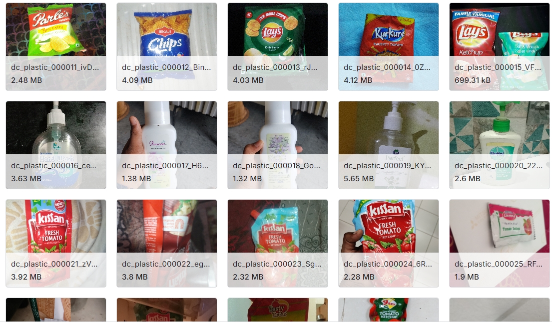 塑料物体图像检测数据集