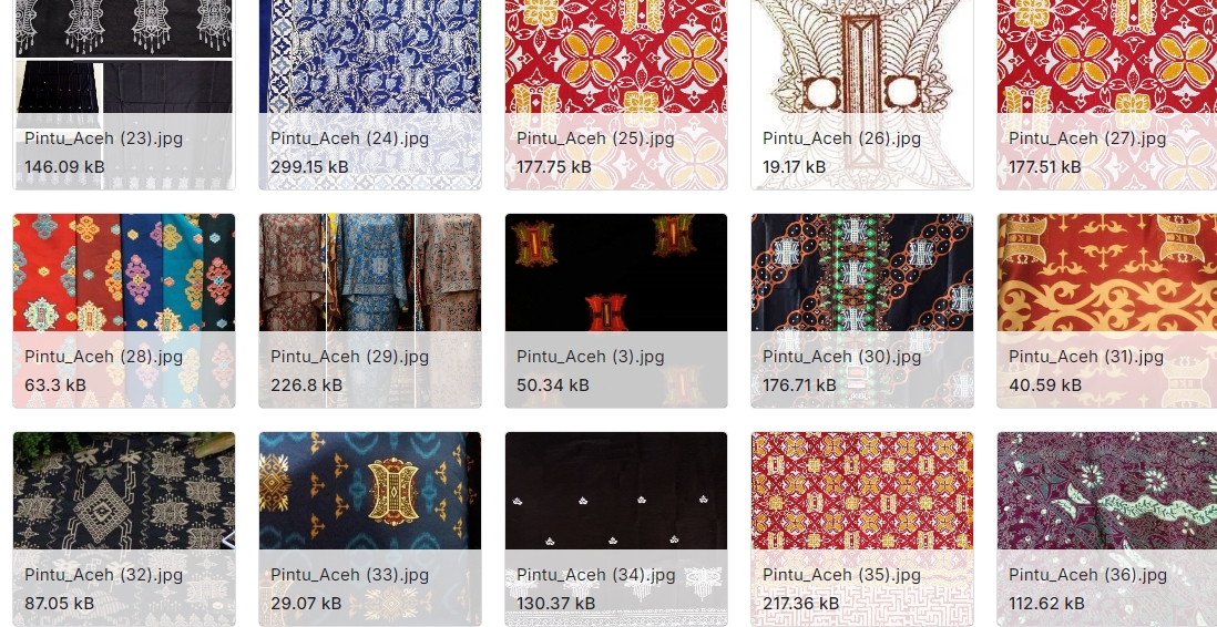 印尼蜡染图像数据集