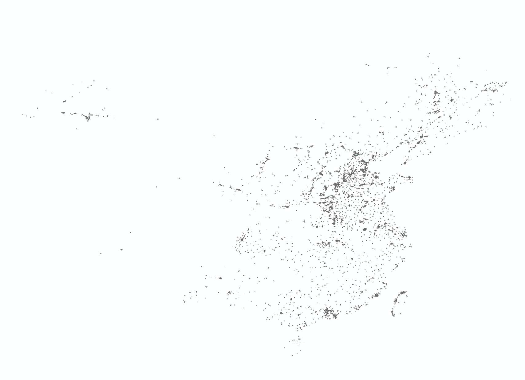 1990年我国城市矢量边界数据