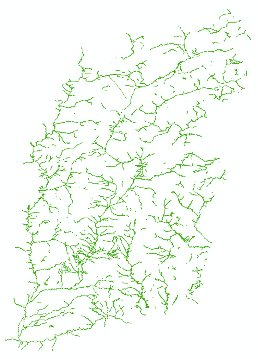 山西水系（线、面）分布数据（2025年1月）