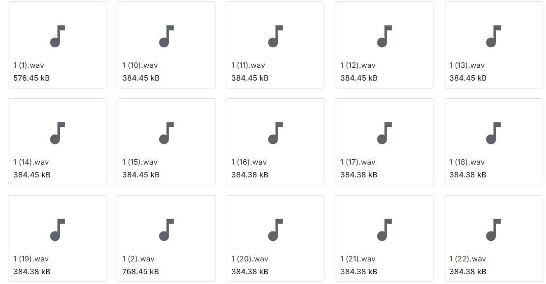 枪声音频数据集