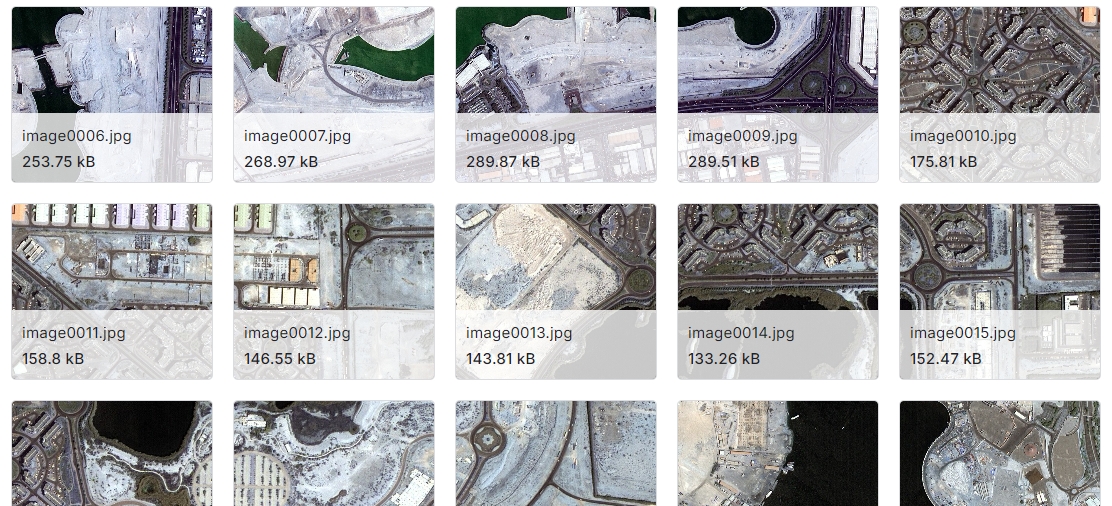 用于分割的多源卫星图像数据集