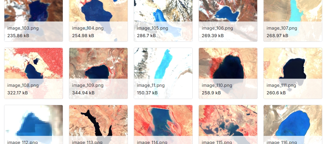 冰川湖图像数据集