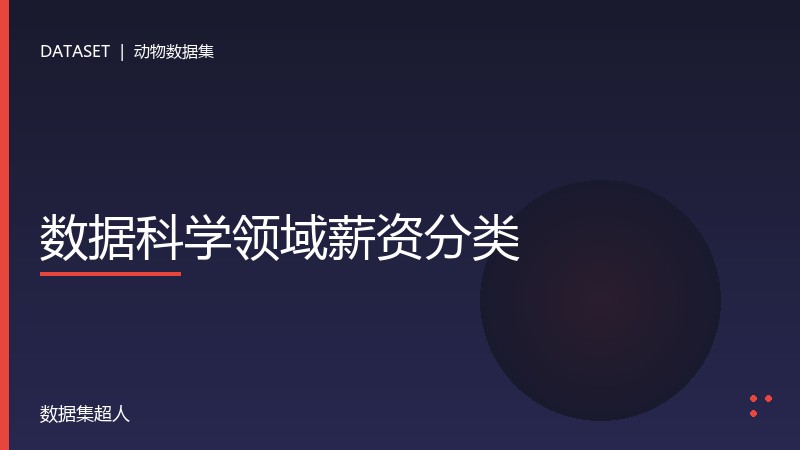 数据科学领域薪资分类数据集