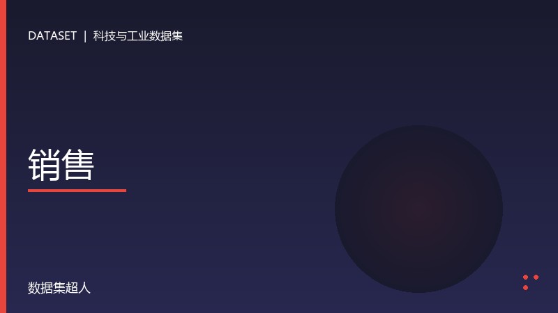 销售数据集