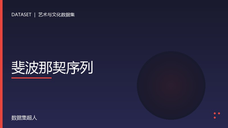 斐波那契序列数据集